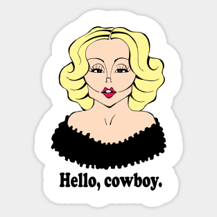 BLAZING SADDLES FAN ART!! Sticker